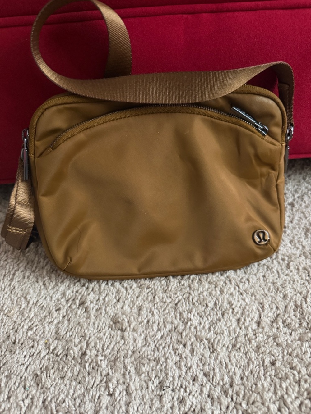 lululemon athletica Small Crossbody Messenger Bag in Brown